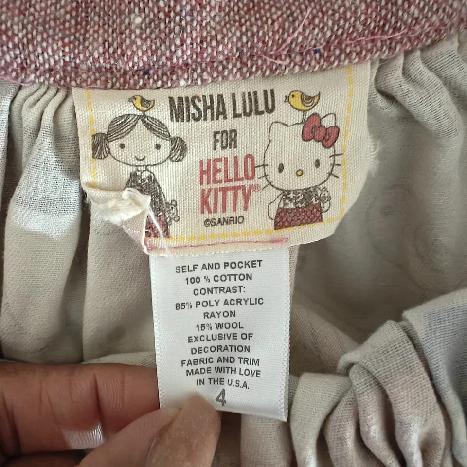Misha Lulu for Hello Kitty Girls Dress Girls Size 4 - Image 4 of 4