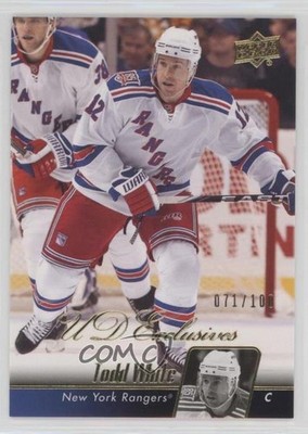 2010-11 Upper Deck UD Exclusives 71/100 Todd White #384 0m8e