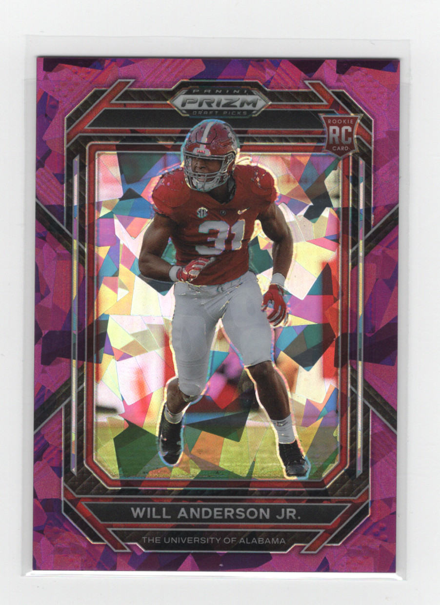 2023 Panini Prizm Draft Picks - Will Anderson #162 Purple Ice Prizm /149 (RC)
