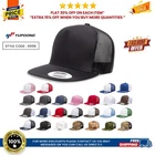 Yupoong 6006 YP Classics 5-Panel Trucker Hat Mesh Back Snapback Flat Bill Cap