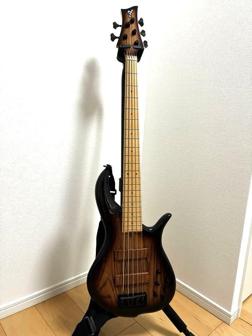F-bass BN5 Brown Sunburst 18年製 F-Bass Bn5 Brownburst Made-To-Order Item Safe delivery from