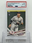 2017 Topps Opening Day - Fielding #147 Aaron Judge (RC) PSA 8