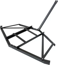 Drag Harrow, 66"/74" Width Tow Behind Drag Harrow with Adjustable Bars&Pin Hitch