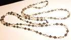 Beautiful flawless mixed 42 & 26 inch crystal & freshwater pearls Necklaces #463