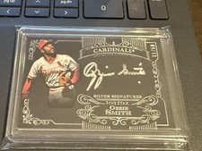 2015 TOPPS FIVE STAR- OZZIE SMITH SILVER SIGNATURES AUTOGRAPH CARD /50-CARDINALS