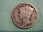 1925 P  Mercury Dime - album filler actual coin photo