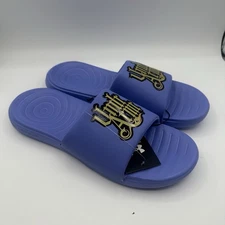 Under Armour Ansa Graphic Logo Slides Mens 10 Lavender Purple Sandal 3024435-402