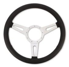Scott Drake S1MS-3600-BK Corso Feroce 15" Black Leather Steering Wheel 9 Hole