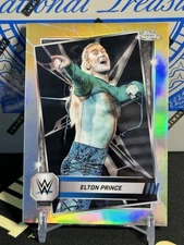 2025 Topps Chrome WWE Elton Prince Black Gold Refractor #74 Pretty Deadly 13/13