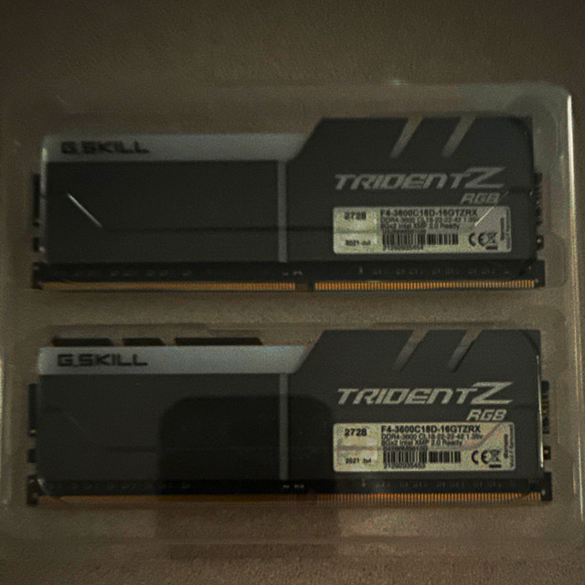 G.SKILL Trident Z RGB F4-3600C18D-16GTZR
