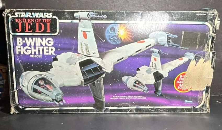 De colección Star Wars B-wing Fighter Como Nuevo con caja ROTJ Kenner Caja Sin usar, en caja Jedi Raro Foto 4 de 4