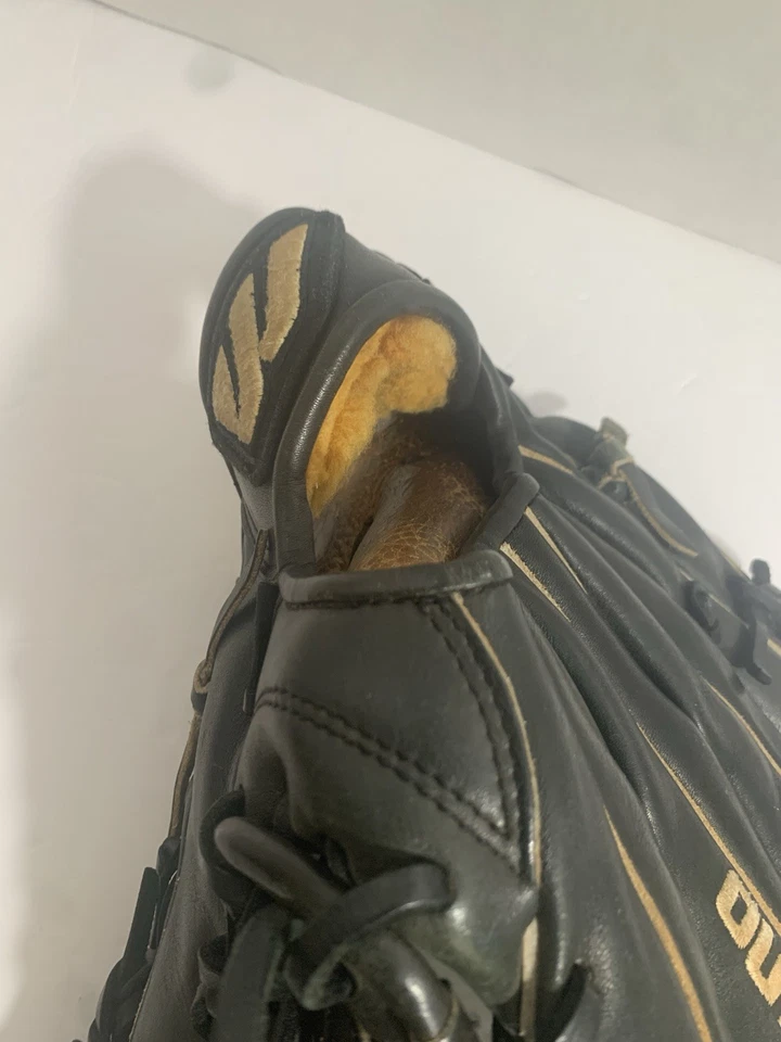 Guante de béisbol profesional clásico con logotipo Mizuno Big M modelo Ichiro 12,75" RARO de colección Foto 3 de 4