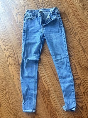 Old Navy Rockstar Super Skinny Jeans Women s Size 2 Medium Wash Stretch Denim