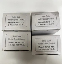 GreenhecKB Elect KBWC-15K Solid State Motor/Fan Speed Control, 5A, 120VAC Lot 4