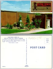Elcar Fence Denver CO Postcard