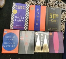 Robert Greene 7 Books Collection Set Power, Mastery..NEW Paperbck 2022