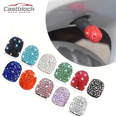 #ad Aluminum Car Tire Valve Caps Tyre Valve Stem Cover Air Dust Wheel Rim Caps Parts $5.99