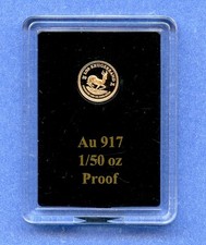 2024 South African Mint 1/50 oz Gold Krugerrand Proof Coin OGP and COA !