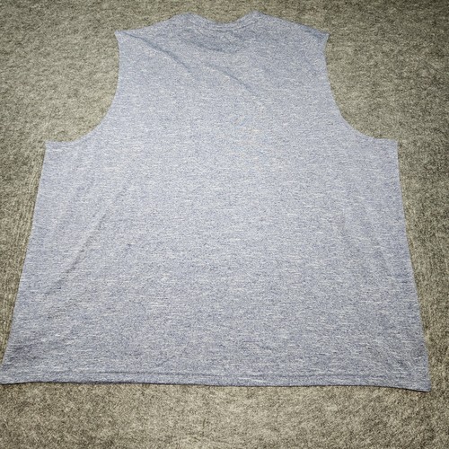 Mens Nike Swim Hydroguard Dri Fit Sleeveless Tank UV Protection Blue 4X NEW - Imagen 4 de 6