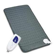 12"x24" Heating pad, Electric Heat Pad 6 Heating 4 Timer 24"x12" Dark Gray