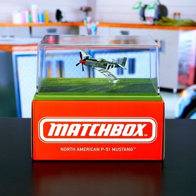   2025 Matchbox Collectors North American WW2 P-51 Mustang Prop Plane NIB