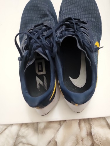 Nike Air Zoom Pegasus 37 Michigan Maiz Blue Size 11 Pre-Owned Good Condition - Picture 7 of 22