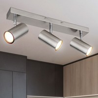 Spotleiste Deckenleuchte Wohnzimmerlampe Strahler Schwenkbar Metall 3-Flammig