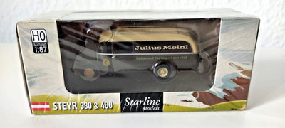 Brekina 58008 Steyr 380/1 ''Julius Meinl'' 1:87 Neu in OVP