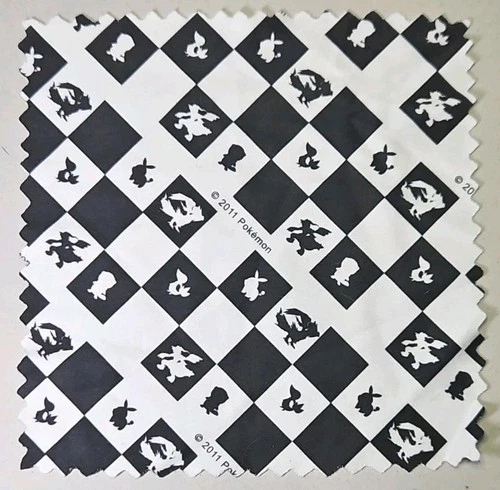 Genuine Nintendo DS Pokemon Legendary Black And White Cleaning Cloth Vintage