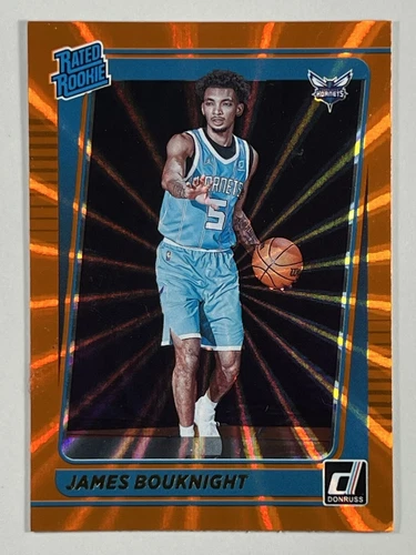 2021-2022 Panini Donruss James Bouknight Orange Holo Laser Rated Rookie #201