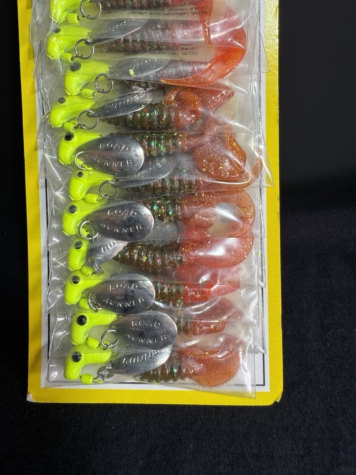Leurres De Pêche Blakemore Road Runner 1/2 Oz - Chartreuse - Lot De 6