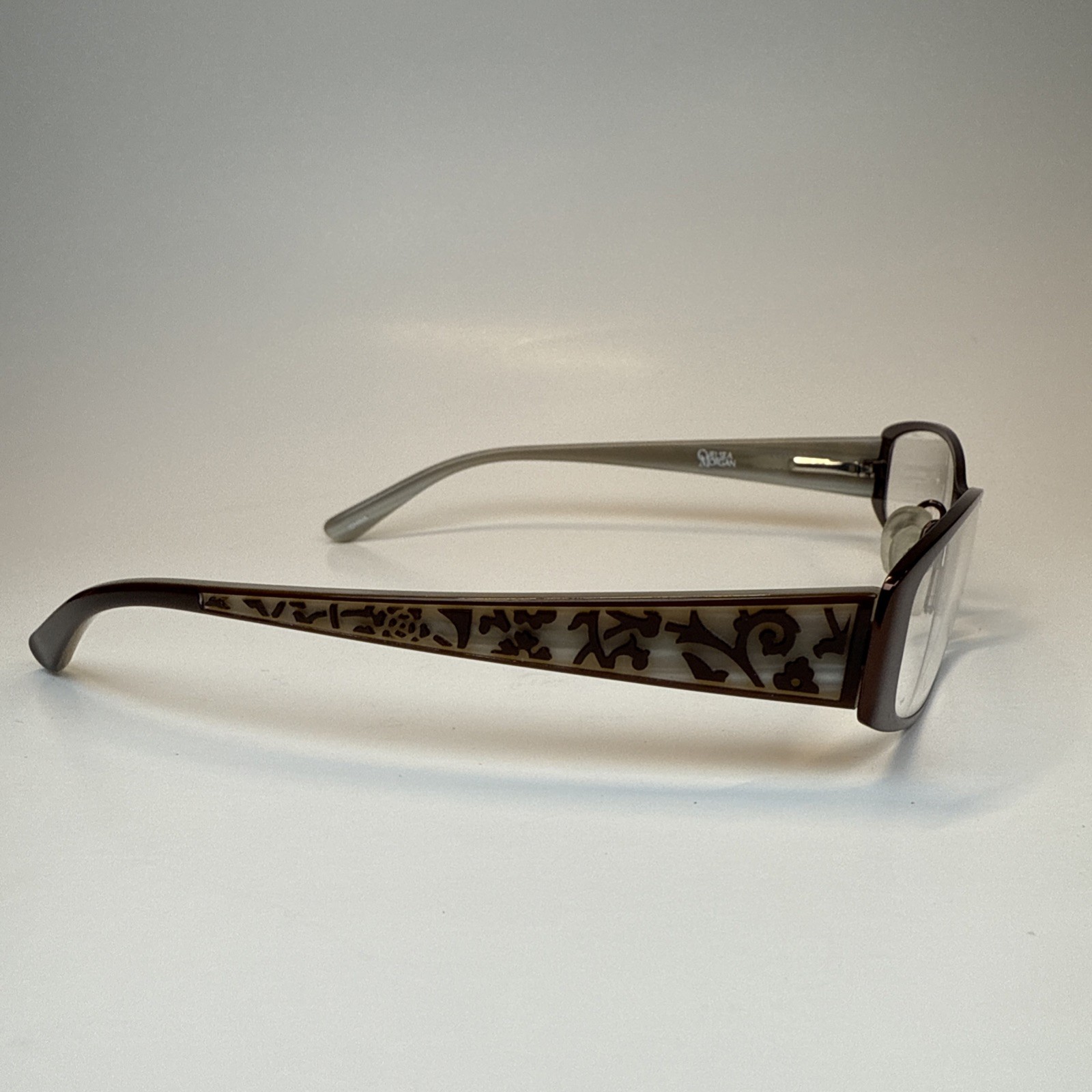 Chelsea Morgan CM823 Brown Eyeglasses Frame ONLY Women Full Rim 51-16-130