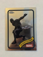 2025 Topps Chrome Marvel Refractor NIGHTHAWK No. 20!