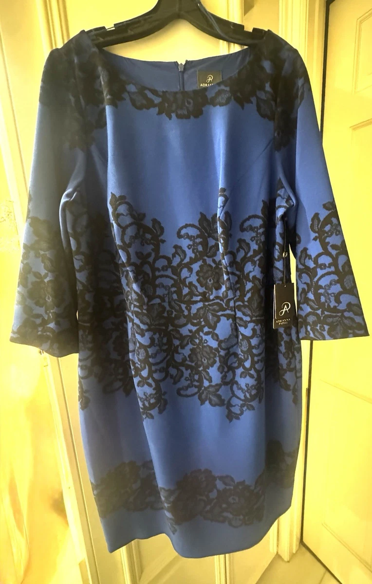 Vestido recto Adrianna Papell - Nuevo con etiquetas 16W