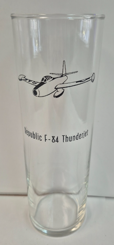 Libbey Plane Aviation Glasses Tumblers 2.5"D x 7"H Set of 8 VINTAGE BRAND NEW - Afbeelding 9 van 9