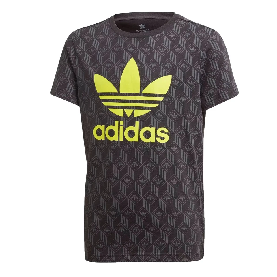 adidas Originals Trefoil Tee Junior Teenager Shirt Freizeit Soort Lime 164 - Bild 1 von 3