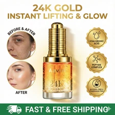 Aavini 24K Gold Foil Anti-Aging Serum 30ml – Firming, Hydrating & Radiant Glow