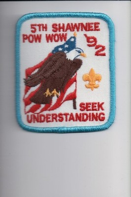 1992 Eastern Arkansas Area Council 5th Shawnee Pow Wow patch