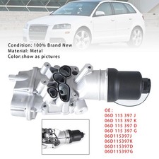 06D115397K Engine Oil Cooler Oil Filter Assembly Pour VW Golf Jetta Audi A3 2.0T
