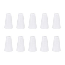 10Pcs Cord Knobs, 19mm Window Blind Tassels Plastic Pull Cord, White