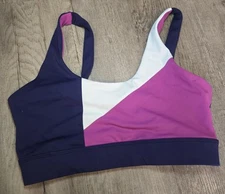 WILO THE LABEL Color Block Scoop Sports Bra Size Large