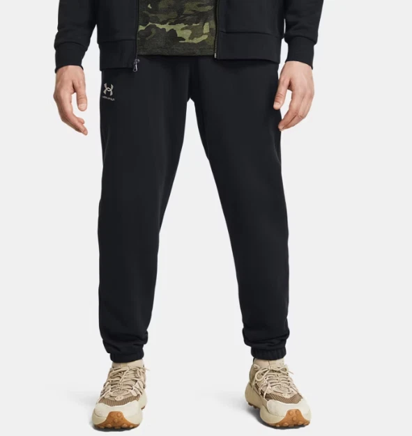 UA Men's Icon Fleece Joggers 1373882-001 Black Medium