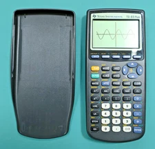 Texas Instruments TI-83 Plus Graphing Calculator with Cover, TESTED, CLEAN!