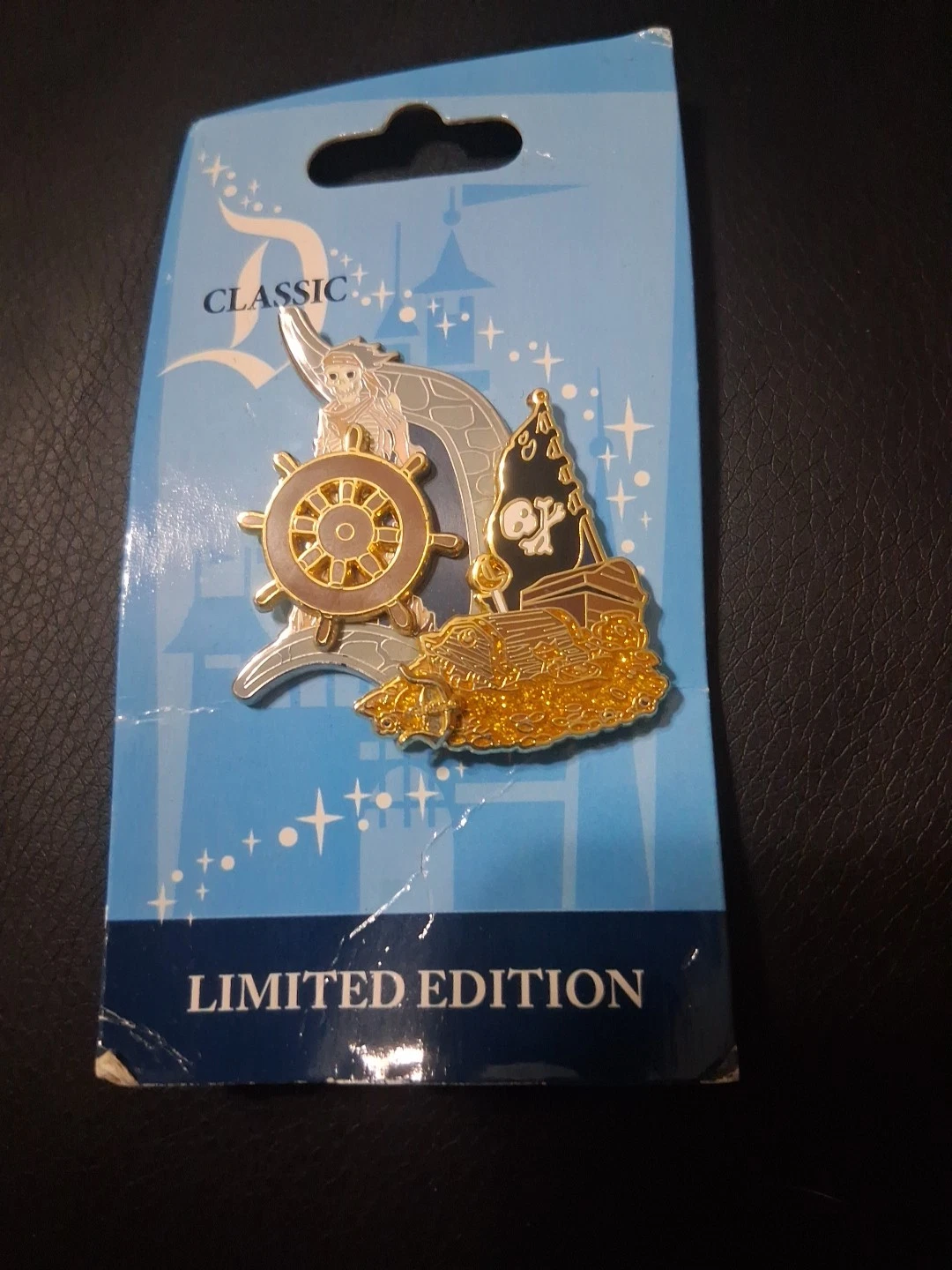 DLR Disney Classic 'D' Collection Pirates of the Caribbean Attraction LE Pin