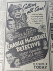 JAN 19, 1940 NEWSPAPER PAGE #2412B- "CHARLIE MCCARTHY DETECTIVE" W/ EDGAR BERGEN — photo 1