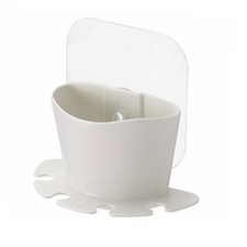 Wall Mounted Toothbrush Holder Self Adhesive Suction Cup Bathroom Organizer