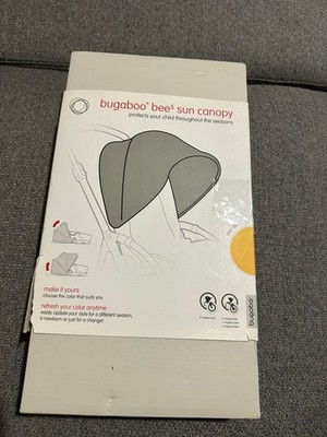 Bugaboo Bee5 Sun Canopy Stroller Hood Genuine Yellow NEW In Box