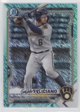 2021 Bowman Chrome Prospects Aqua Shimmer Refractor 38/125 Mario Feliciano 8d4