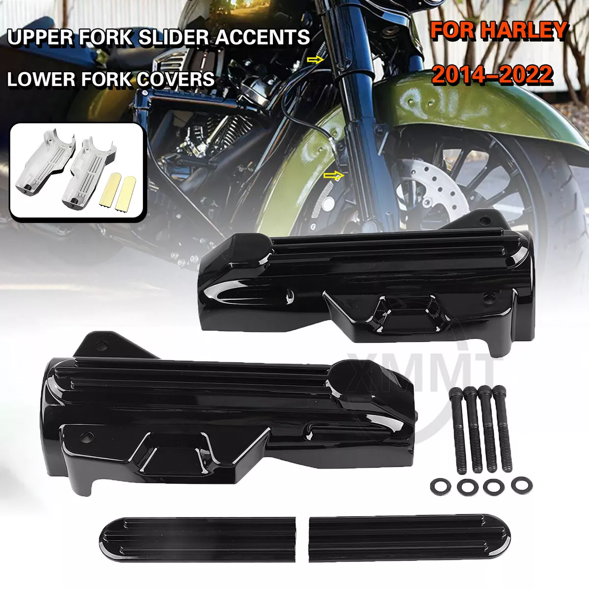 Road king hotsell lower fork covers