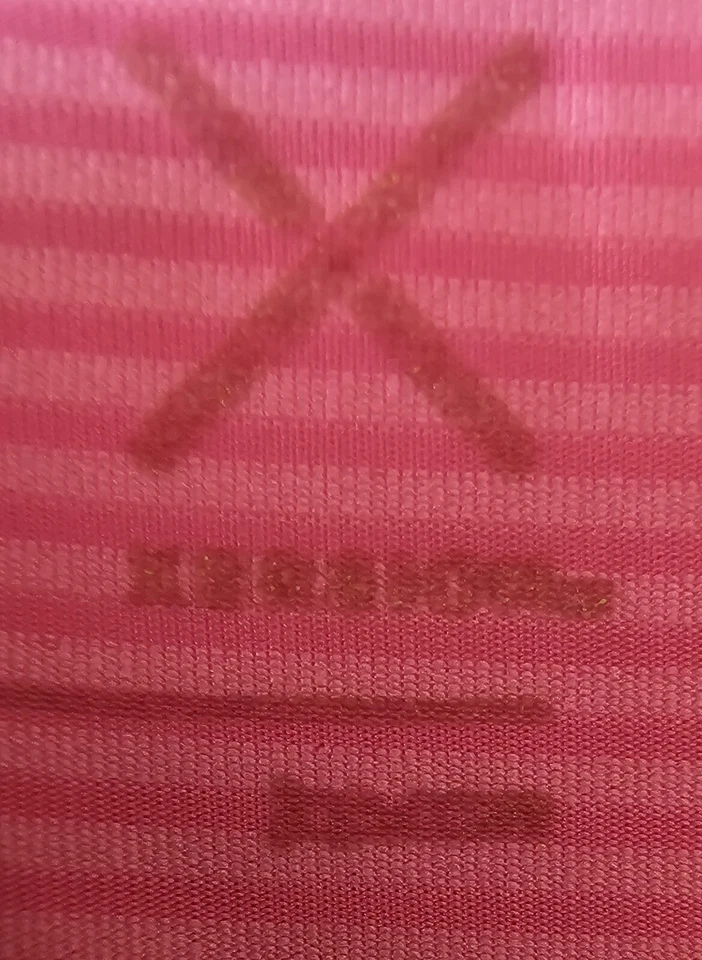 Camisa blusa Xersion para mujer talla M L mediana grande rosa a rayas Foto 4 de 4